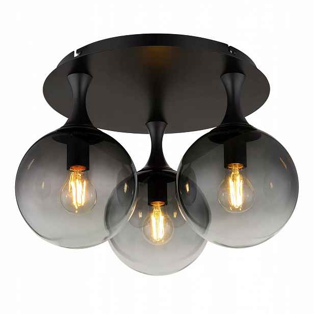 Stropní svítidlo černá Dalton s měkkým světlem do obývacího pokoje Tk Lighting