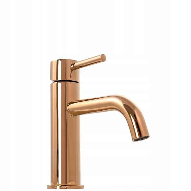 Umyvadlová Baterie Lungo Nízká Měď Stojící Pro Moderní Koupelnu, Design