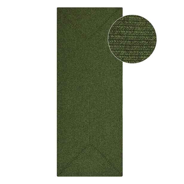 Zelený venkovní koberec běhoun 200x80 cm - NORTHRUGS