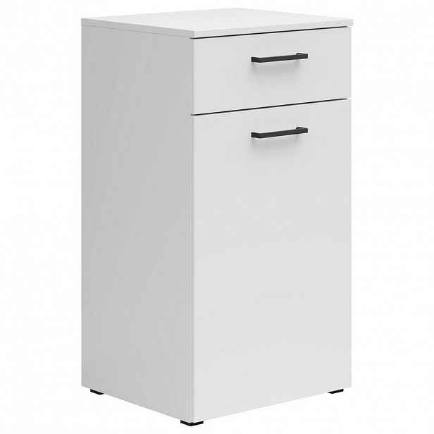 Carryhome KOMODA, bílá, 45/83/40 cm