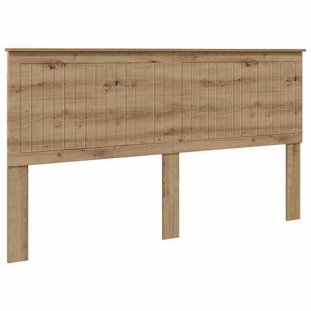 vidaXL Čelo postele Artisanový dub Kompozitní dřevo