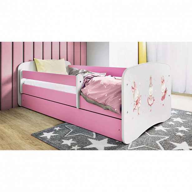 MID.YOU POSTEL PRO DĚTI A MLÁDEŽ 80/160 cm, bílá, pink