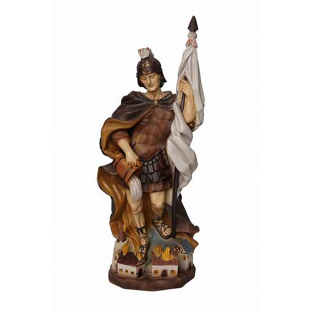 Bejcovaná figurka sv. Floriána Hasič – Patron Hasičů A Kominíků – 50,0 cm