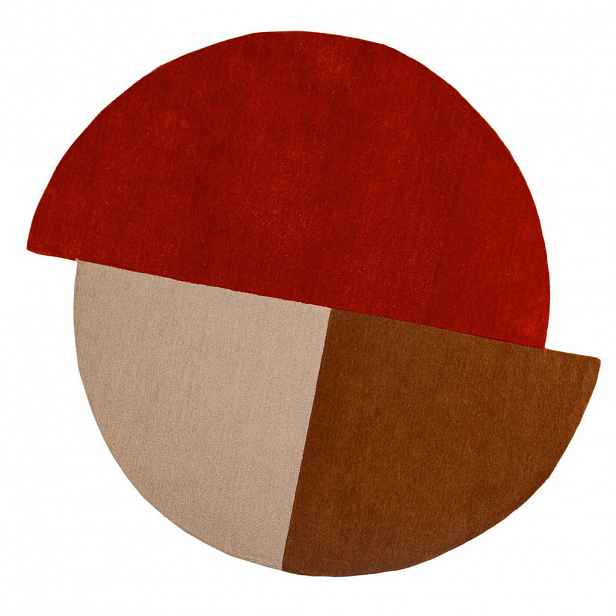 Flair Rugs VLNĚNÝ KOBEREC, 150 cm rezavá