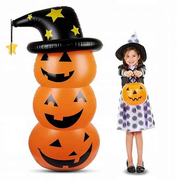 Halloweenská Nafukovací Zahradní Dekorace Velká Dýně 140 CM