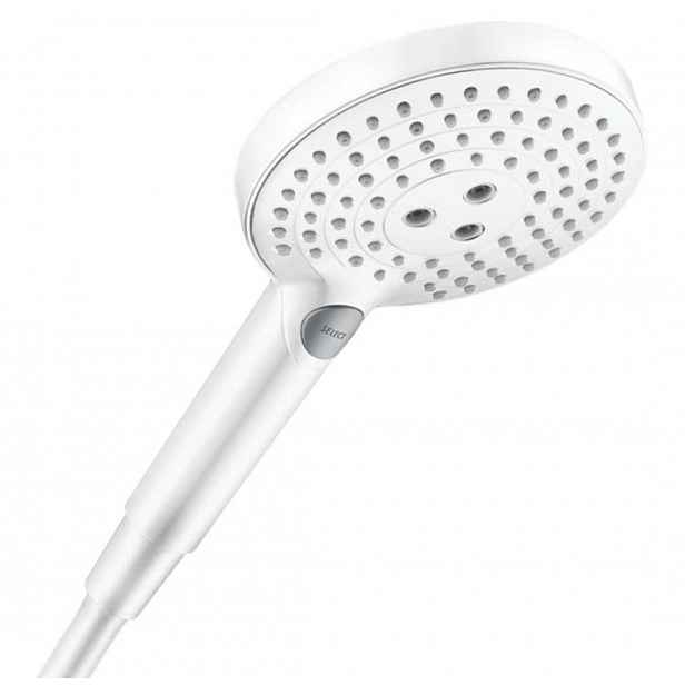 Hansgrohe Raindance Select S - Sprchová hlavice, 3 proudy, EcoSmart, matná bílá 26515700