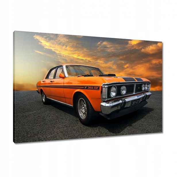 Obrazy 90x60 Oranžový Klasika Auto