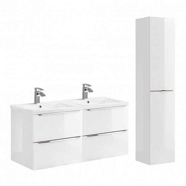 Petits-meubles KOUPELNOVÝ NÁBYTEK 120cm duben 2er-Set Bílá