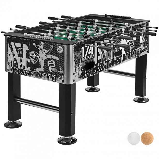 TUNIRO BASIC Stolní fotbálek, 75 kg, černobílý M92193