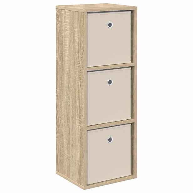 vidaXL Servírovací skříň se zásuvkou Sonoma dub 30,5 x 27 x 84,5 cm