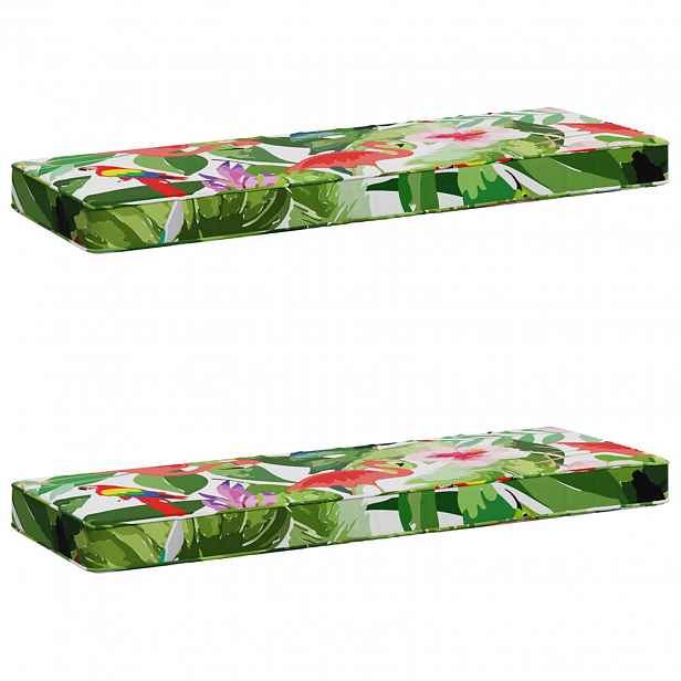 vidaXL Sady polštářů na lavici (2 kusy) VUGHT 2 pcs 100% polyester