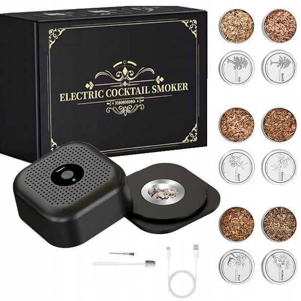 Elektrická Sada Na Uzení Whisky Smoker S Nástroji Na Nápoje