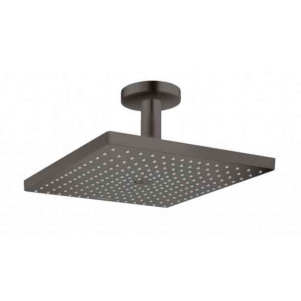Hansgrohe Raindance E - Hlavová sprcha, 30x30 cm, EcoSmart, kartáčovaný černý chrom 26251340