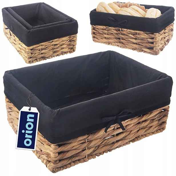 Košík Organizér na Chléb Pečivo Příslušenství Ruční Výroba Orion 36,5x25x15,5 cm