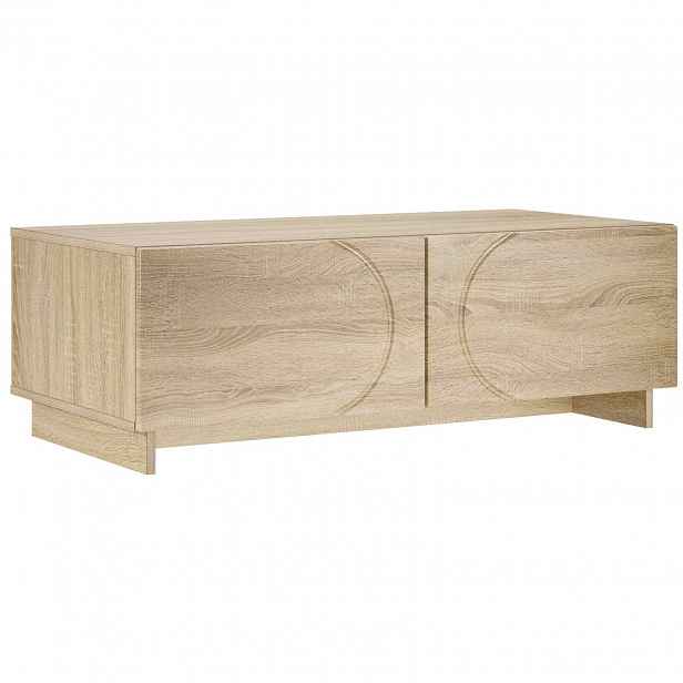 vidaXL Konferenční stolek Dub sonoma 102 x 50,5 x 35 cm