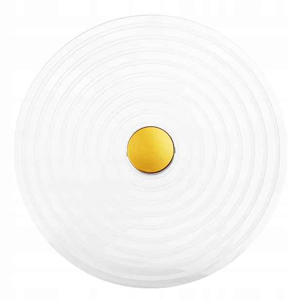 Nástěnná Lampa Kulatý Moderní Nástěnná Led Lampa 35 cm S Rýhovaným Stínidlem