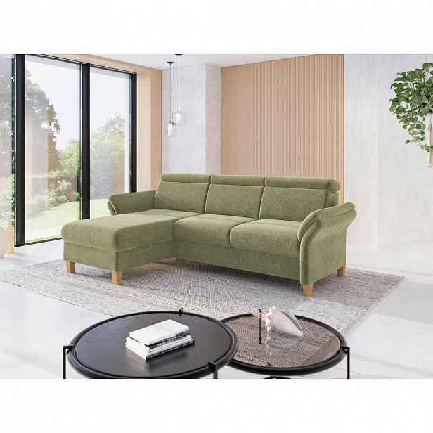 Sit & More ROHOVÁ SEDAČKA, textil, světle zelená
