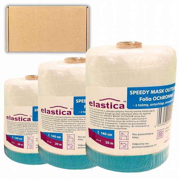 30 x Antichlap Fólie S Páskou 140 cm x 20 m Silná Páska Speedymask