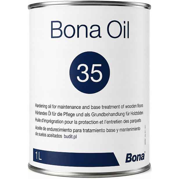 Bona Oil 35 1L olej na dřevěné podlahy, olejování a údržba