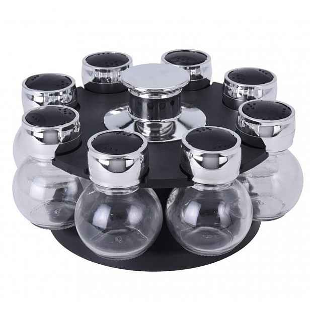 EXCELLENT HOUSEWARE Kořenky v otočném stojanu sada 9 ks KO-170488850