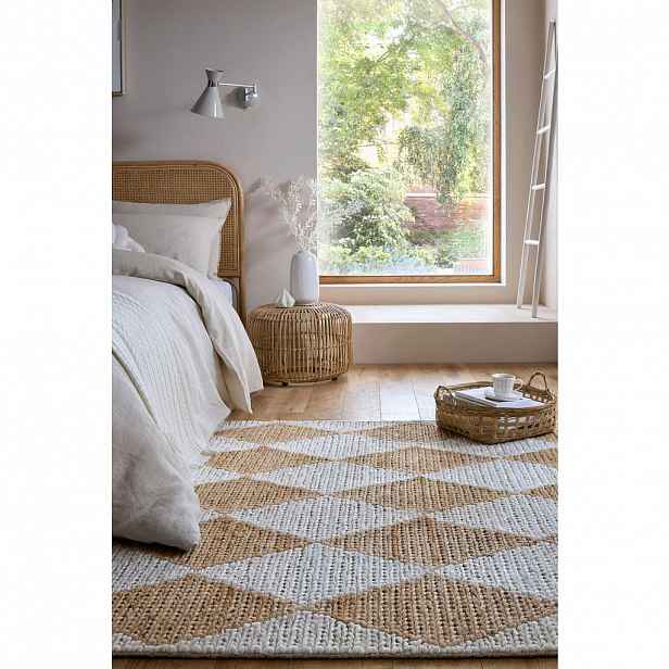 Flair Rugs RUČNĚ TKANÝ KOBEREC, 160/230 cm béžová