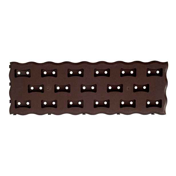 Prosperplast Záhonový chodník Dog 60x20 cm tmavě hnědý