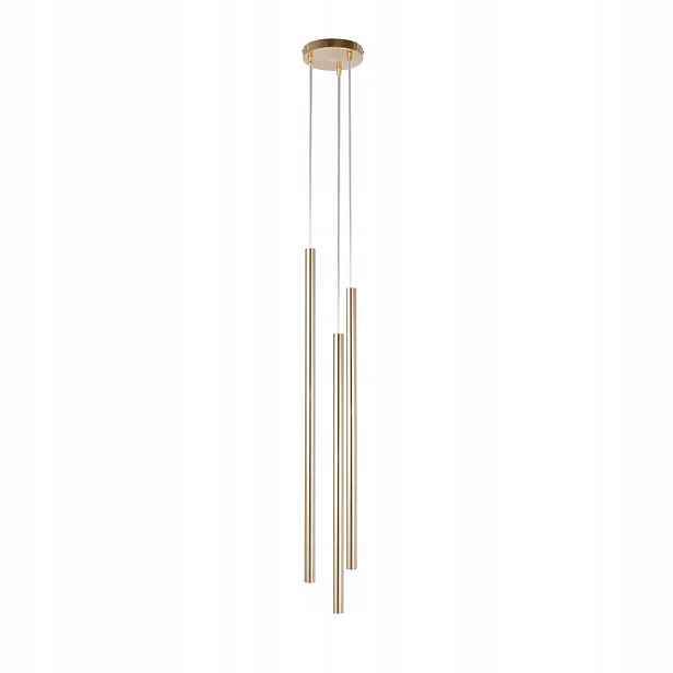 Závěsná lampa Lustr Sopel Lux Zlatá Moderní 3xG9 Sigma Lighting