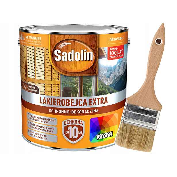 Sadolin Lak na dřevo Extra 2,5L Barvy