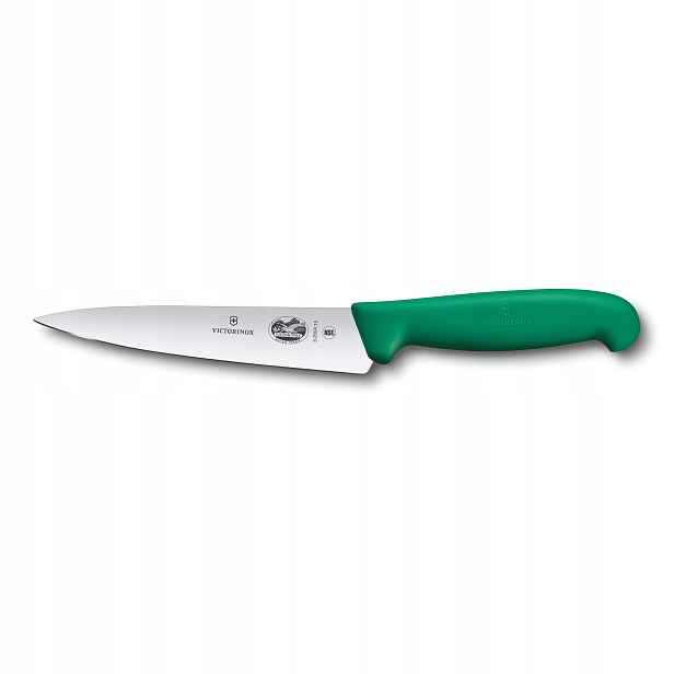 Kuchařský nůž, Fibrox, 15 cm, hladký, zelený