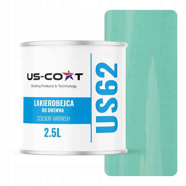 Lakovač Na Dřevo Oken Plotů 3V1 Lazura Barva Mátová Polomatná 2.5L Uv