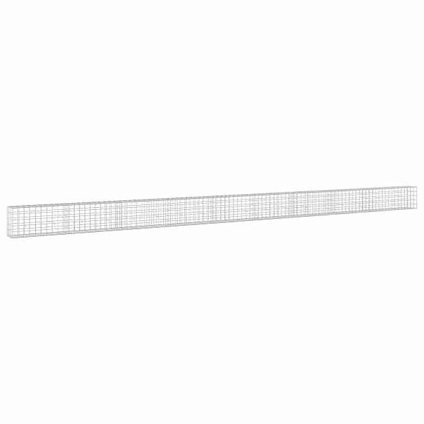 vidaXL Gabion s drátem 5 mm a síťkou 10x10 cm 950x30x50 cm