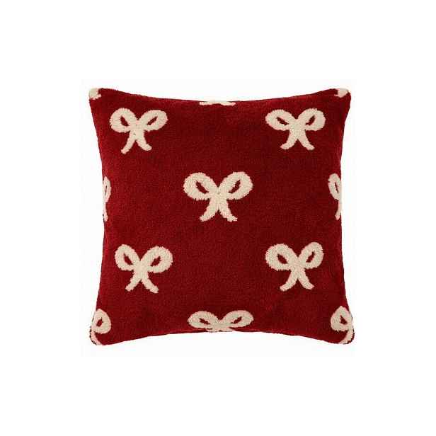Dekorační polštář s vánočním motivem z mikroplyše 40x40 cm XMAS – Tiseco Home Studio