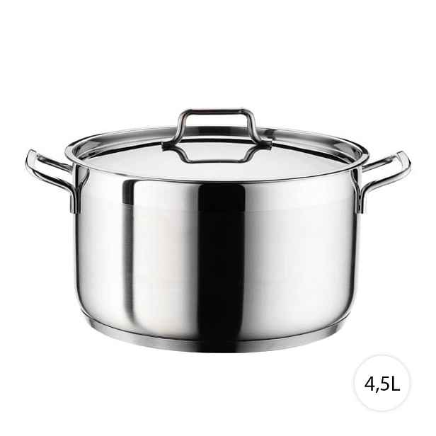 Hascevher Nerezový hrnec s poklicí 4,5L, 12818