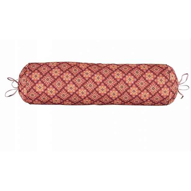 Polštář rolovací Pip Studio Poppy Stitch v červené barvě 22×70