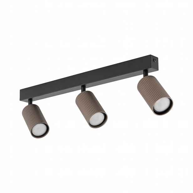 Stropní reflektorová lampa Spot Černá 3xGU10 22 cm do kuchyně Tune Tk Lighting
