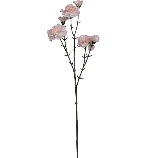 Umělý karafiát výška 57 cm Gasper - světle růžový