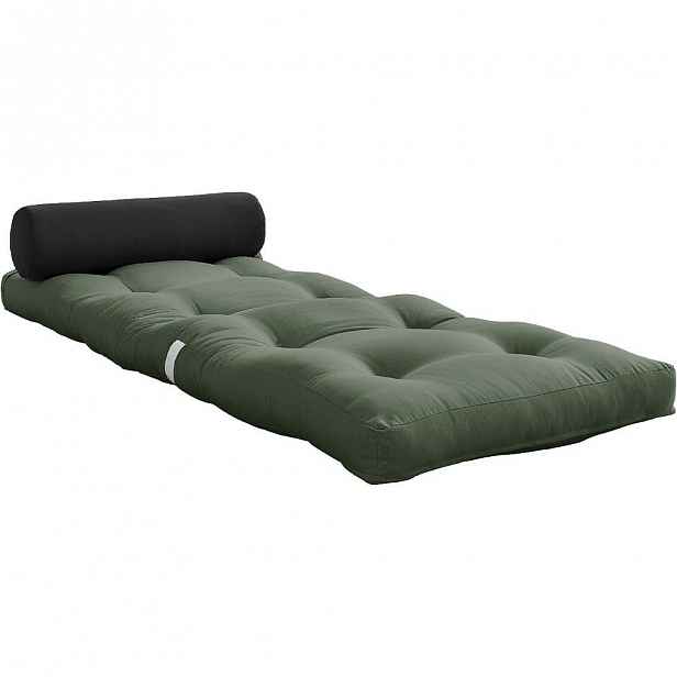 Variabilní matrace Karup Design Wrap Olive Green/Dark Grey