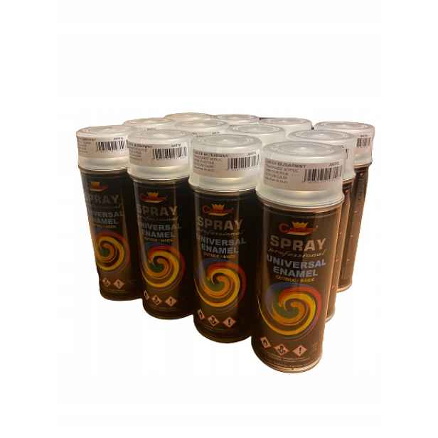 Barva 12 ks Smalt Spray Lak Bezbarvý 400ml Champion