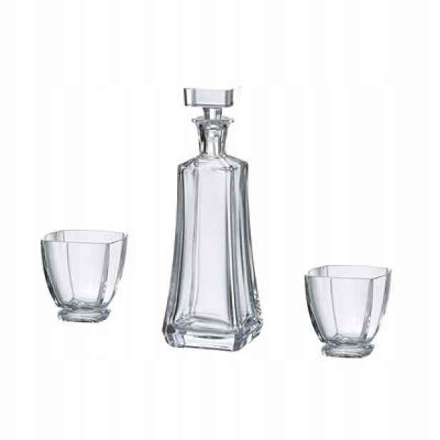 Bohemia Arezzo – Sada Na Whisky: Karafa 6 Sklenic