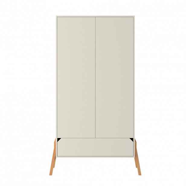 RAUMHIRSCH FURNITURE DĚTSKÁ SKŘÍŇ Lotta, 2dveřová – ideální do dětského pokoje, béžová