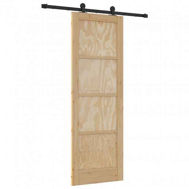 vidaXL Posuvné dveře ORKDAL 73,5 x 211 cm Masivní borovicové dřevo