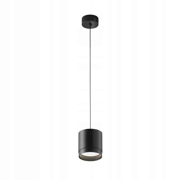 Maytoni Závěsná lampa Polar černá Ø8.2 cm, hliník 1xGX53 15W