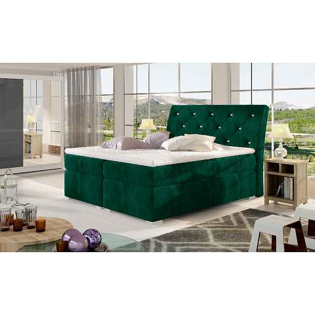 Boxspring Balvin Rozměr: 180 x 200 cm, látka: Kronos 19