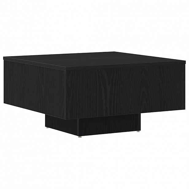vidaXL Konferenční stolek Černý dub 60 x 60 x 31,5 cm Kompozitní dřevo