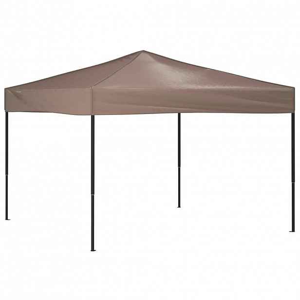 vidaXL Skládací party stan taupe 3 x 3 m