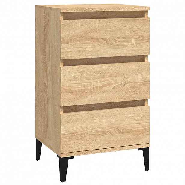vidaXL Noční stolek dub sonoma 40 x 35 x 70 cm kompozitní dřevo