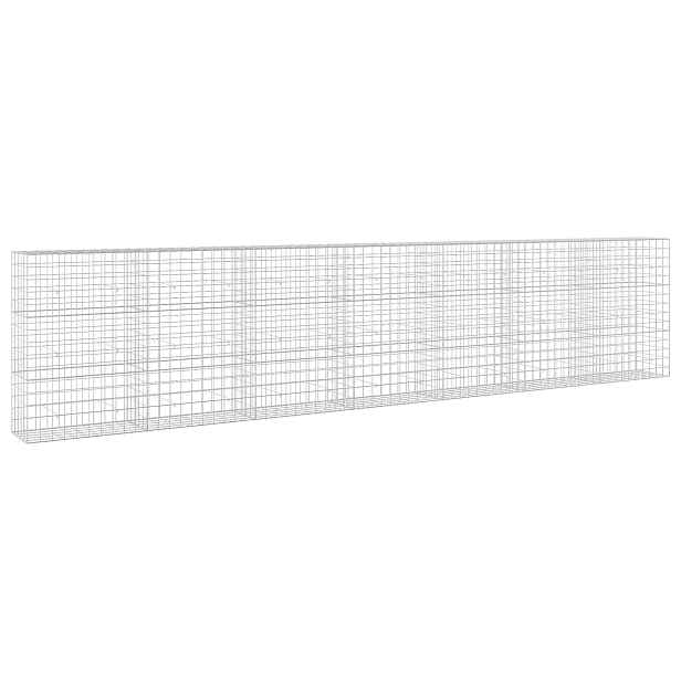 vidaXL Gabion s drátem 5 mm a síťkou 10x10 cm 700x50x150 cm