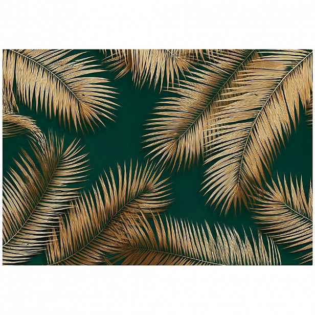 Wallarena FOTOTAPETA listy abstraktní zelená 150x105 cm