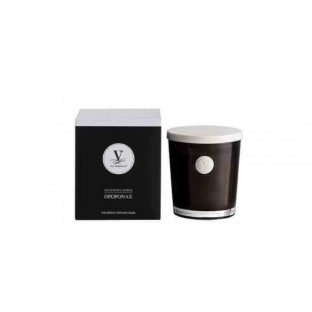 Opoponax Vila Hermanos vonná svíčka 280 g série Cameo Black
