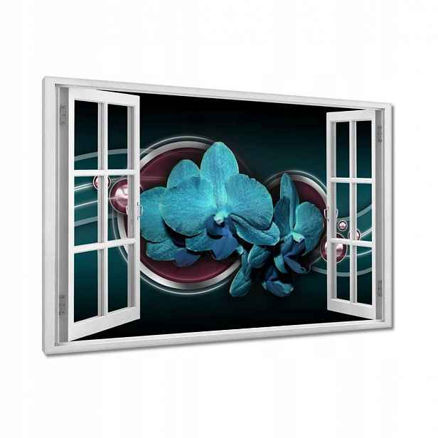 Obrazy 120x80 Modrý orchidej